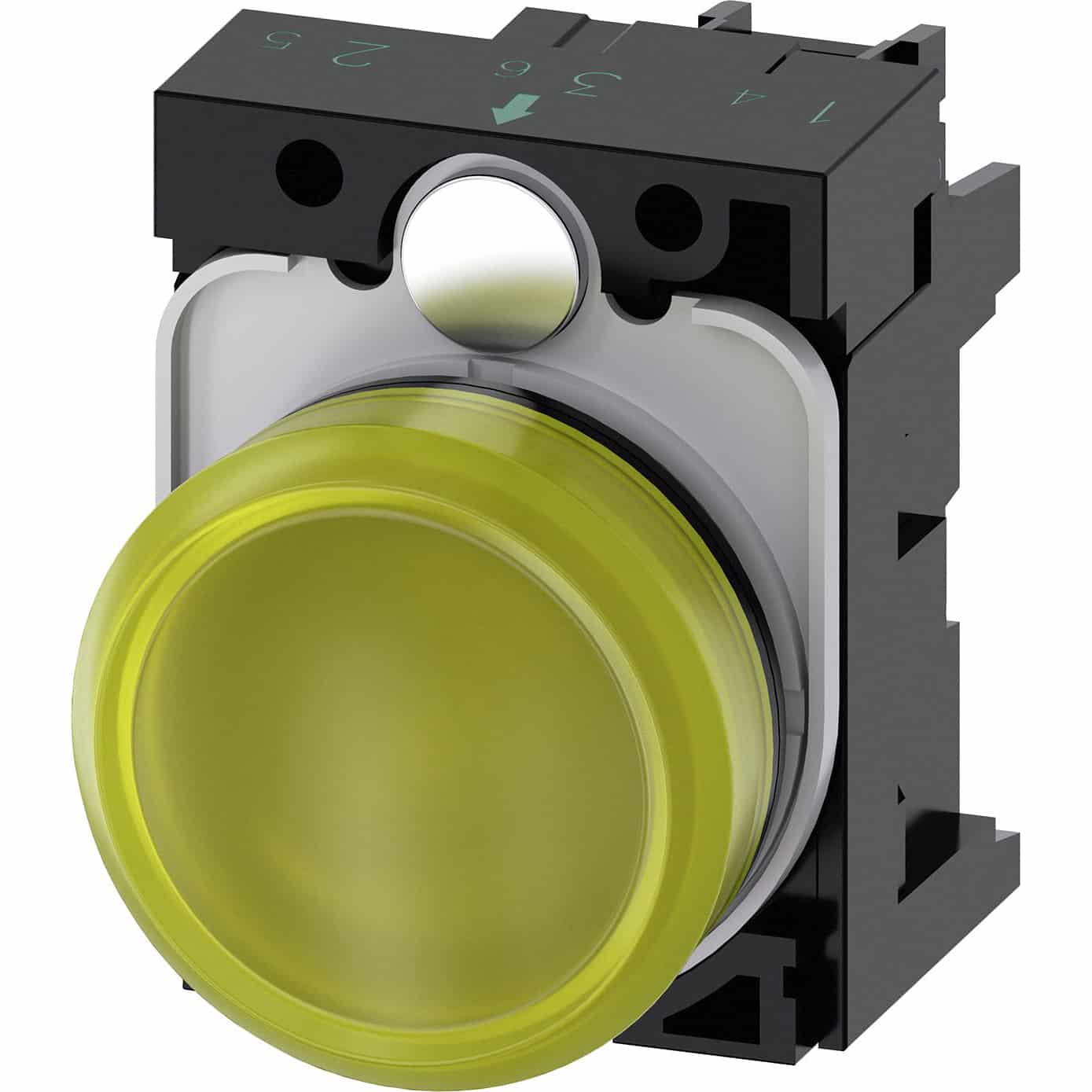 Lampa de semnalizare LED galben 230VAC Siemens - SKU: 3SU1106-6AA30-1AA0