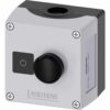 Cutie pentru comanda Siemens, 1 buton, negru, cu revenire, 1NI - SKU: 3SU1801-0AE00-2AB1