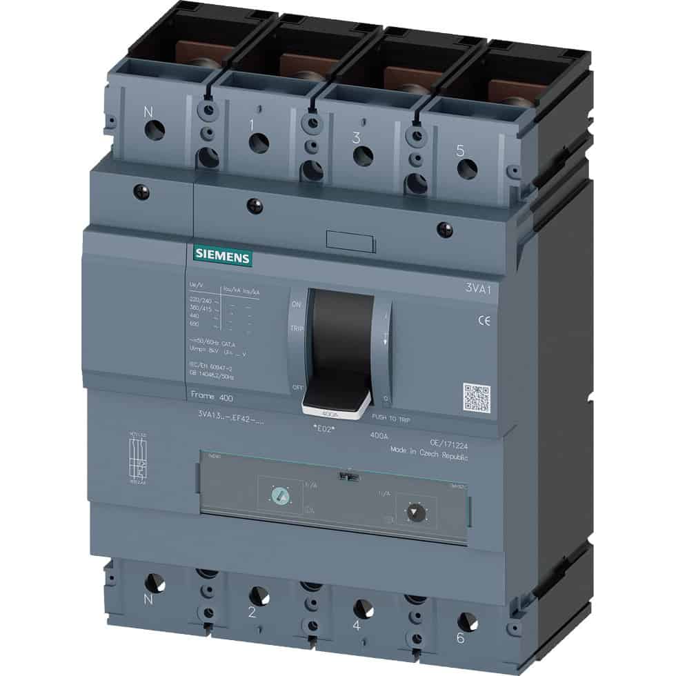 Intreruptor automat MCCB TM240, 4P, 70kA, reglabil 220-320A - SKU: 3VA1332-6EF42-0AA0