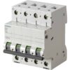 Siguranta automata tetrapolara Siemens 25A curba C 10kA - SKU:  5SL4625-7