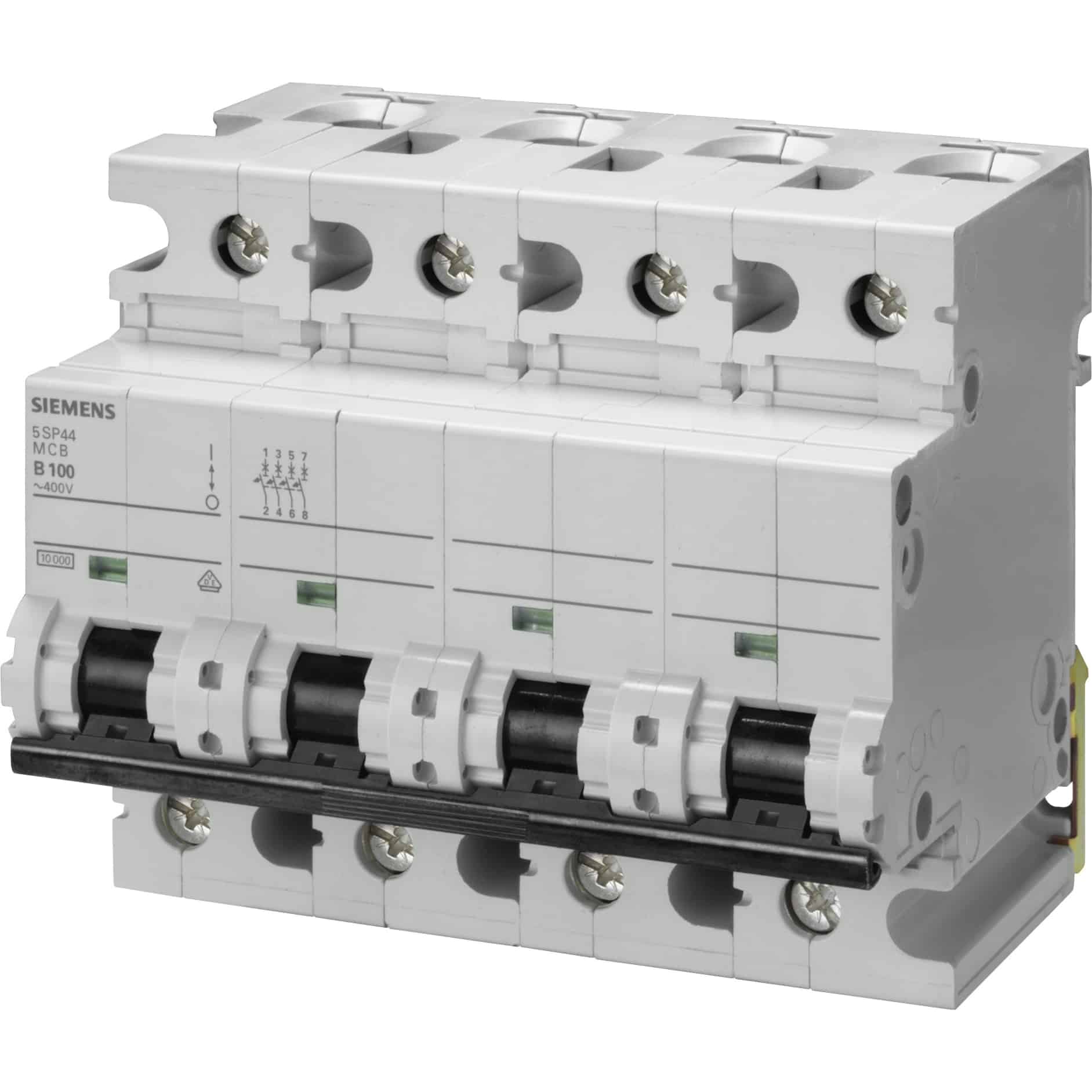 Siguranta automata tetrapolara 80A curba C 10kA - SKU: 5SP4480-7