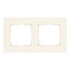 Rama decorativa aparataj unitar universala, 2 posturi, crem, Delta Miro - SKU:  5TG1112-3