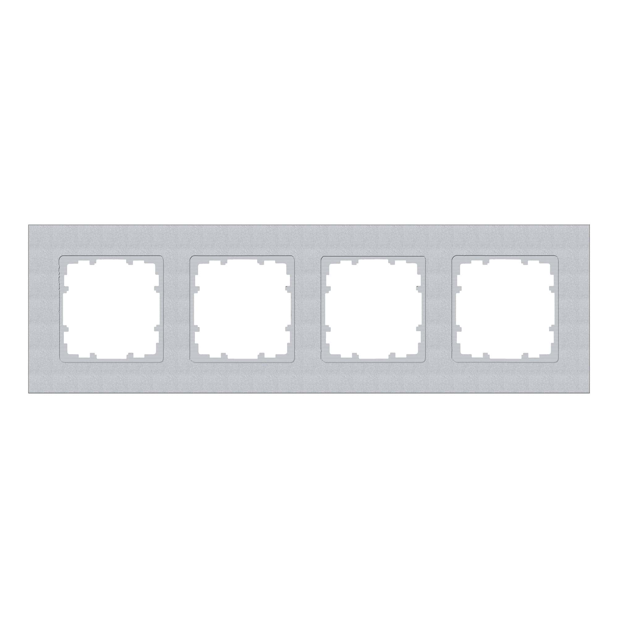 Rama decorativa universala 4 posturi aluminiu metalic Delta Miro - SKU: 5TG1114-1