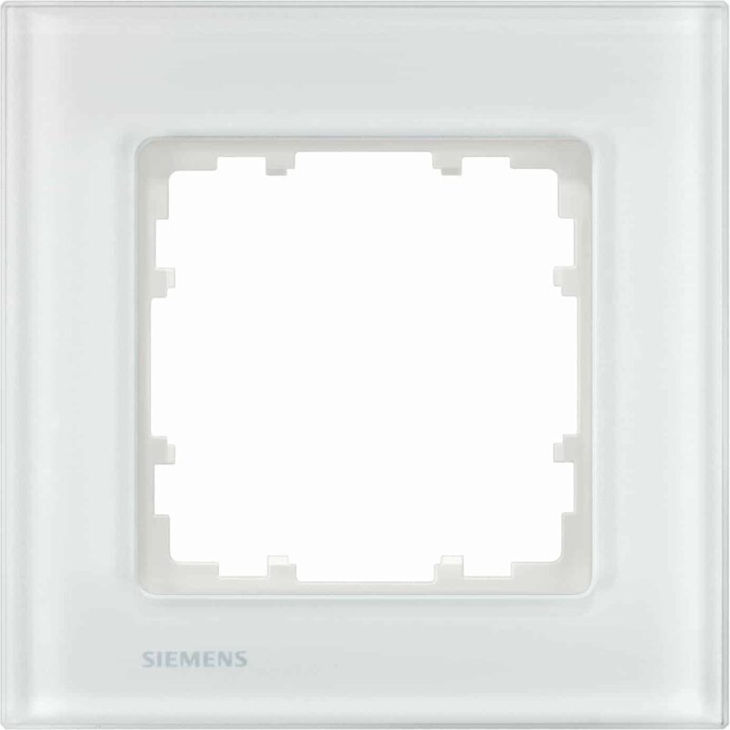 Rama decorativa universala Delta Miro, 1 post, alb, material sticla - SKU:  5TG1201-1