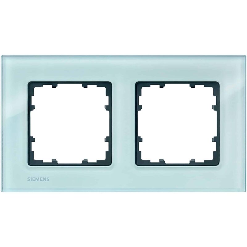 Rama decorativa universala 2 posturi, cristal verde Delta Miro  - SKU:  5TG1202