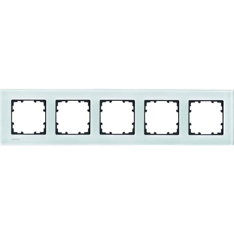 Rama decorativa universala 5 posturi, cristal verde, Delta Miro - SKU:  5TG1205