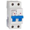 Siguranta automata bipolara 2P 16A curba B 6kA Amparo - SKU:  AM618216