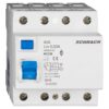 Disjunctor diferential trifazic 40A, 30mA, tip A, 10kA, 4 pol - SKU:  AR054103