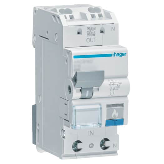 Protectie diferentiala arc electric AFDD, 1P+N, 20A, curba B, tip A, 6kA - SKU:  ARC920D