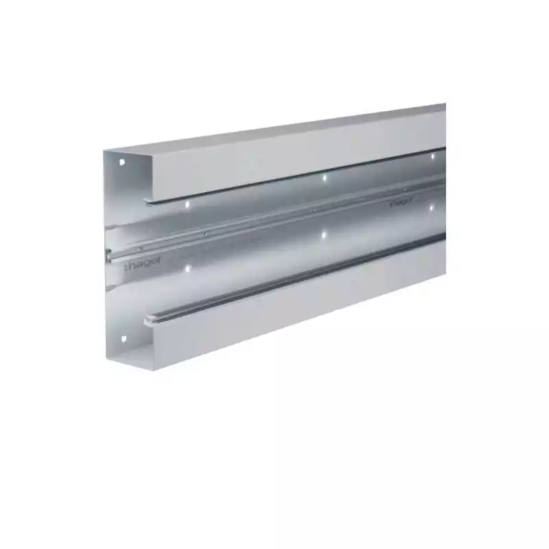 Baza-Canal Aparataj Ignifug Profil BRS 68x210mm OT 120mm Din Tabla De Otel Gri Deschis - SKU:  BRS652101B7035