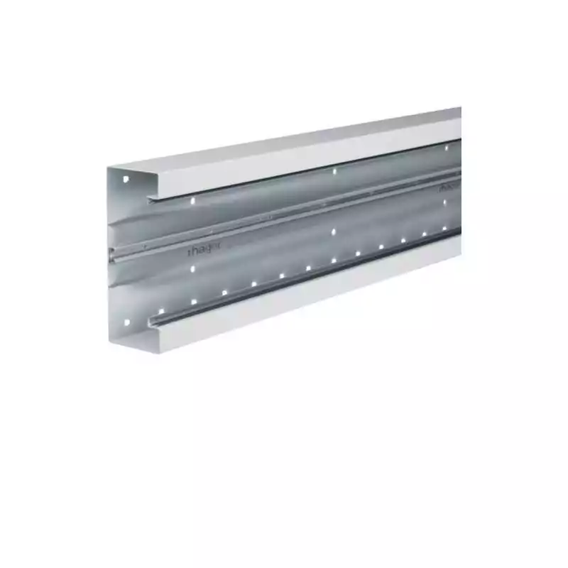 Baza-Canal Aparataj Ignifug Profil BRS 68x170mm Capac 120mm Otel Alb - SKU:  BRS651701B9016