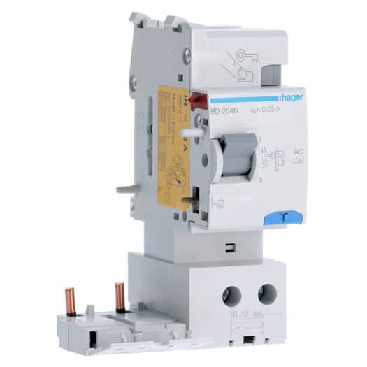 Bloc diferential bipolar 63A 30mA AC 10kA - SKU:  BD264N