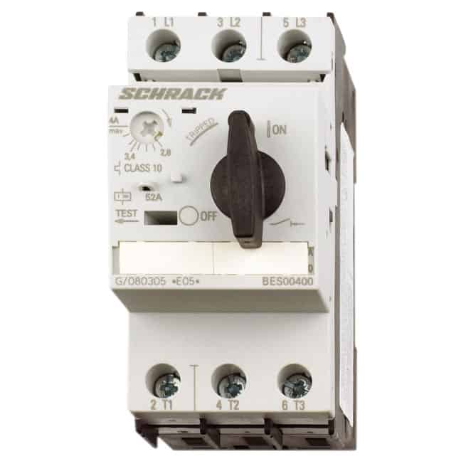 Motor Protector cu RT, intrerupator cu retinere, 7.0-10A, cu surub - SKU:  BES01000