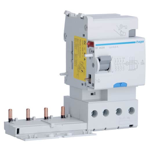 Bloc diferential 63A 4P 300mA tip A 10kA - SKU:  BF463N