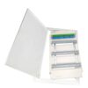 Rama plata cu usa si insert pentru tablou electric metalic incastrat in caramida, 36 module, 3x12 - SKU:  BK071103