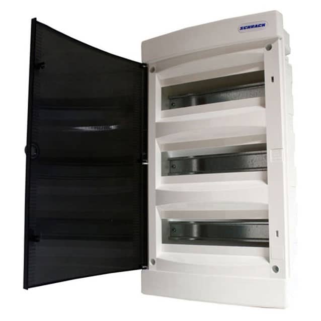 Tablou electric ABS incastrat 36 module 3x12 usa transparenta adancime 70mm - SKU:  BK080003