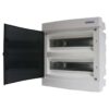 Tablou electric ABS incastrat 36 module 2x18 usa transparenta adancime 70mm - SKU: BK080006