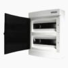 Tablou electric ABS aplicat, 24 module, 2x12, usa transparenta, IP40 - SKU:  BK080102