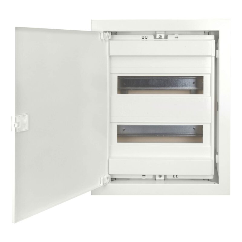 Tablou electric metalic incastrabil rigips, 24 module 2x12, usa mata, IP20 - SKU:  BK0850022