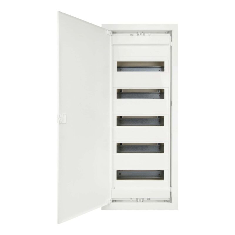 Tablou electric metalic incastrat zidarie, 60 module 5x12, cu usa mata, IP20 - SKU:  BK0850552