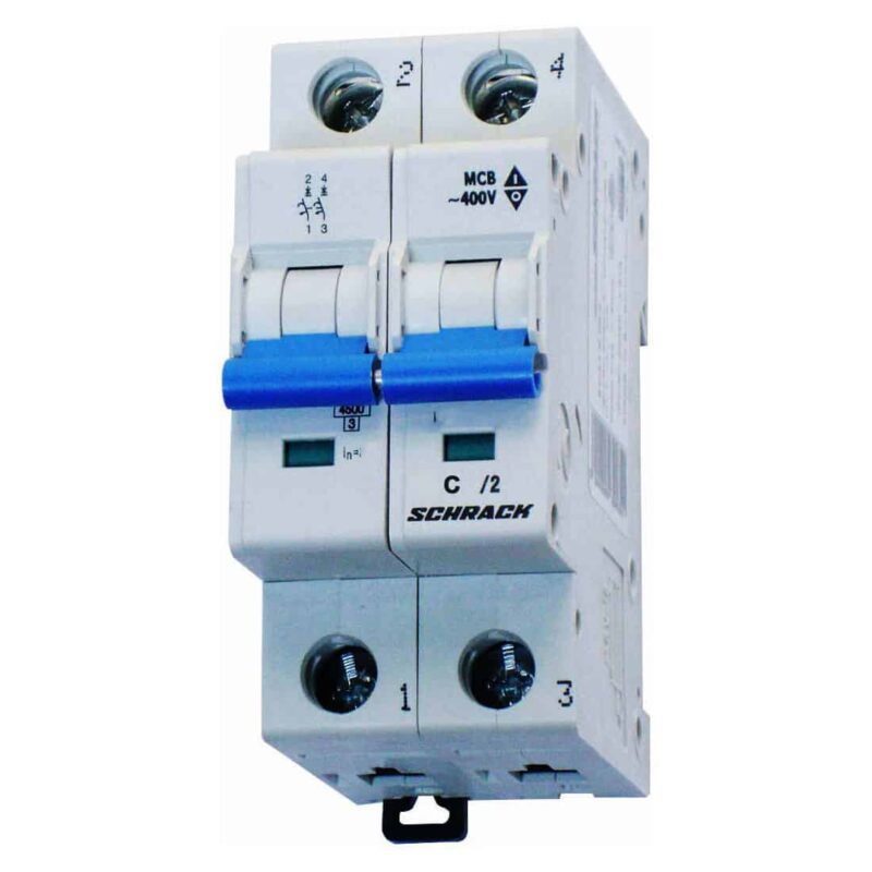 Disjunctor bipolar 40A, curba C, 4.5kA - SKU:  BM417240