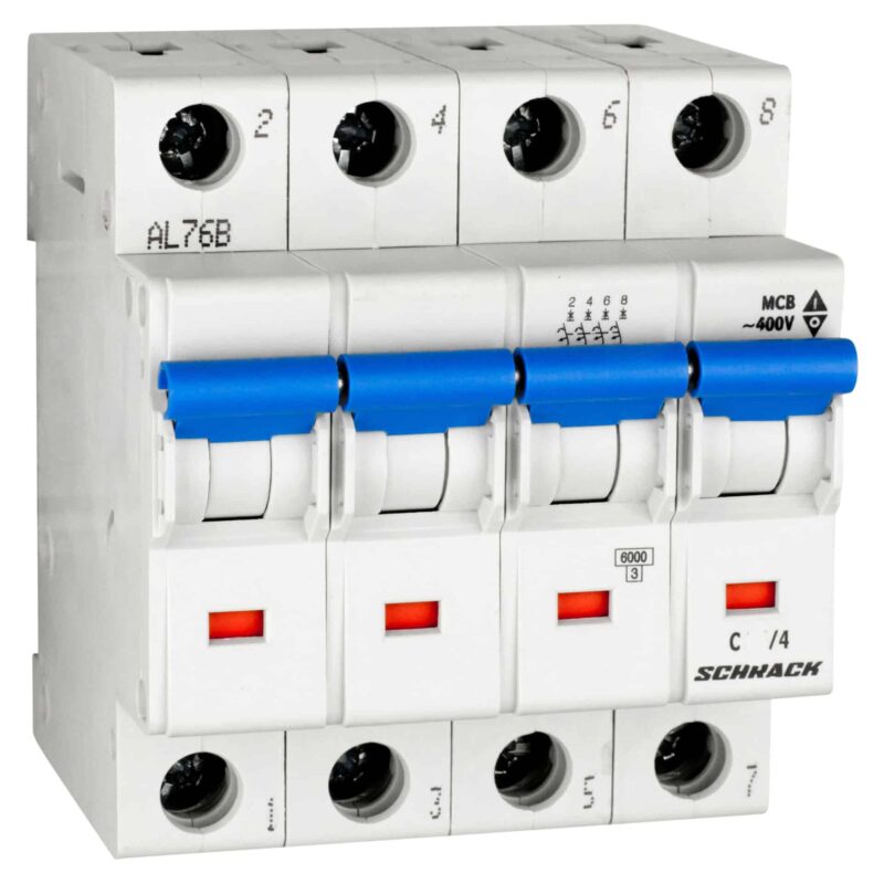 Disjunctor tetrapolar 20A curba C 6kA UH - SKU:  BM617420