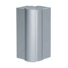 Unghi exterior pentru canal cablu AL purtator de aparataj Hager, 37mm, argintiu - SKU: BRA652103HLAN