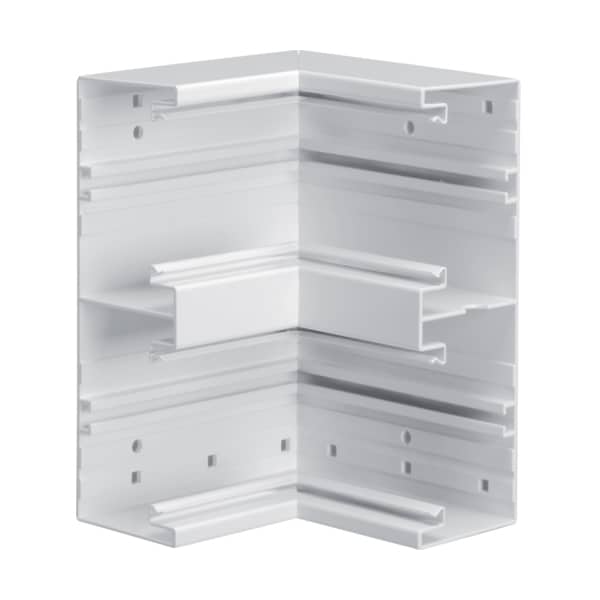 Unghi interior pentru canal cablu AL purtator de aparataj 146mm argintiu  - SKU:  BRA652104D9010