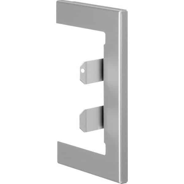 Masca de perete pentru canal cablu AL purtator de aparataj, 7mm, argintie - SKU:  BRA65210WD9010