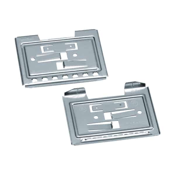 Set cuplare pentru canal cablu AL purtator de aparataj Hager, argintiu - SKU:  BRAX9