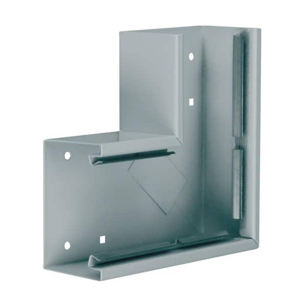 Unghi plan pentru canal cablu OL purtator de aparataj 165x165mm gri - SKU:  BRS651305H9010