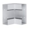 Unghi interior pentru canal cablu OL purtator de aparataj 146x146mm gri - SKU:  BRS6521049001