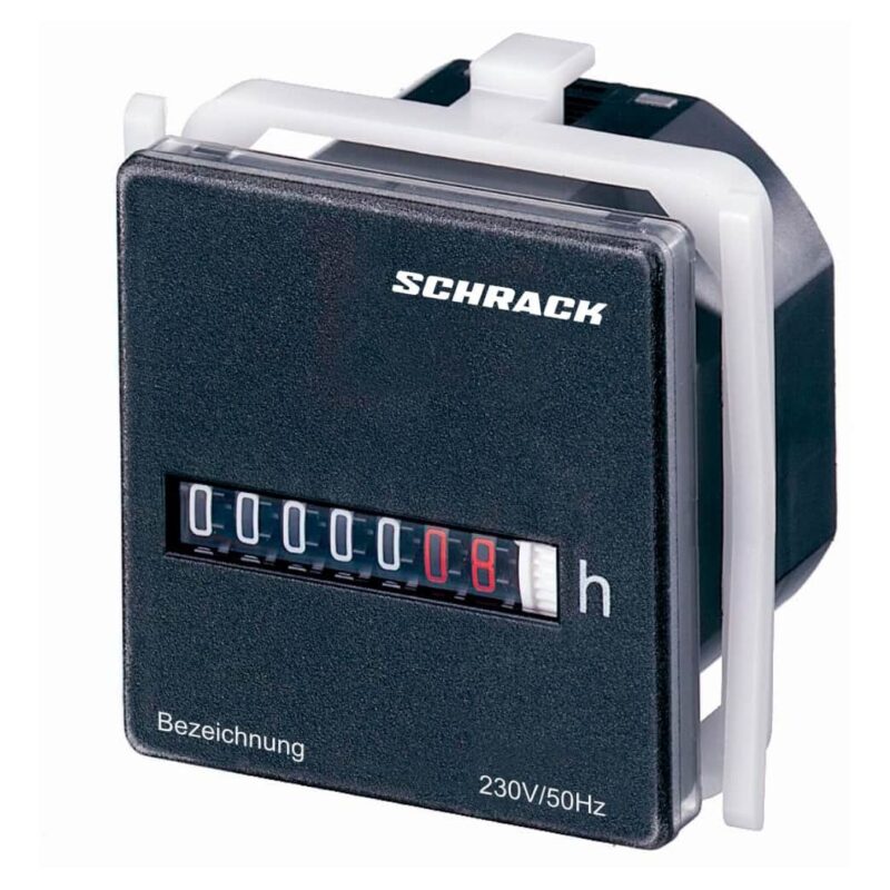 Contor orar 230VAC, 48x48mm, IP54 - SKU:  BZ326414-A