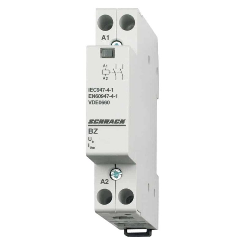 Contactor modular 20A, 230V AC, 1 contact deschizator - SKU:  BZ326471