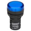 Lampa de semnalizare LED, albastru, 24VAC/DC, D22 - SKU:  BZ501212-B