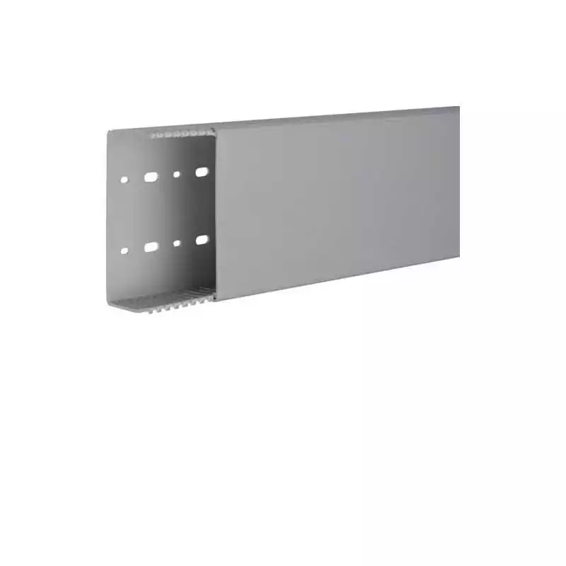 Cablu canal Din PVC 50x125mm Gri Piatra - SKU:  LKG5012507030B