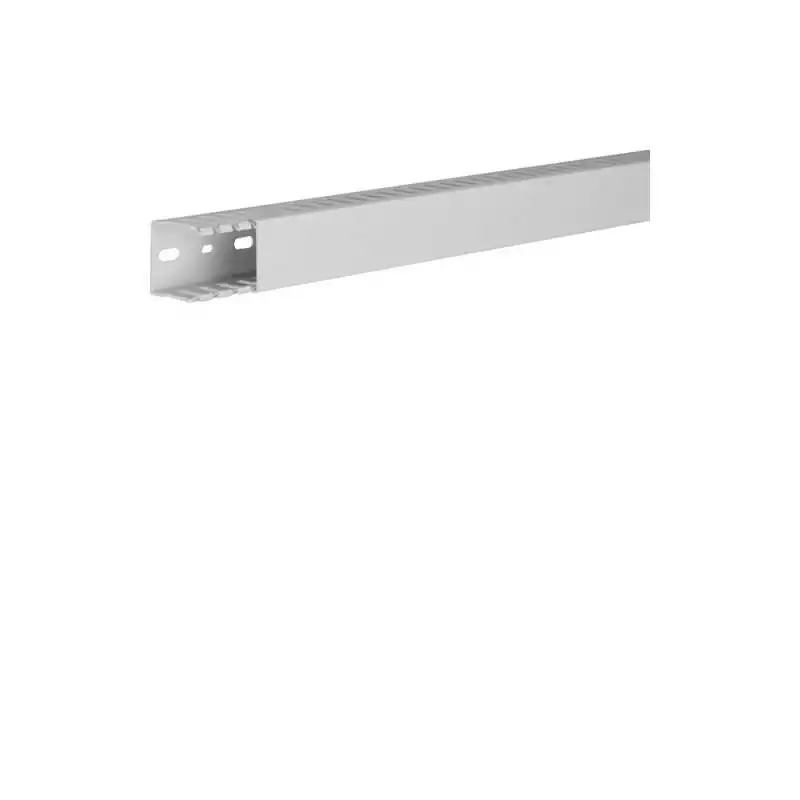 Cablu canal fara halogen V0-PC/ABS 37x37mm gri deschis  - SKU:  HNG37037