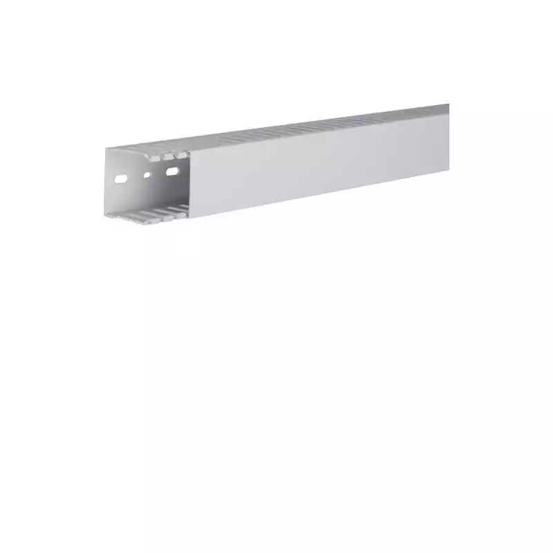 Cablu canal fara halogen V0-PC/ABS 50x50mm gri deschis  - SKU:  HNG50050