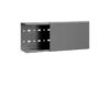 Cablu canal PVC BA6 80x120mm Gri Piatra fara Perforatii Laterale - SKU: B8012007030B