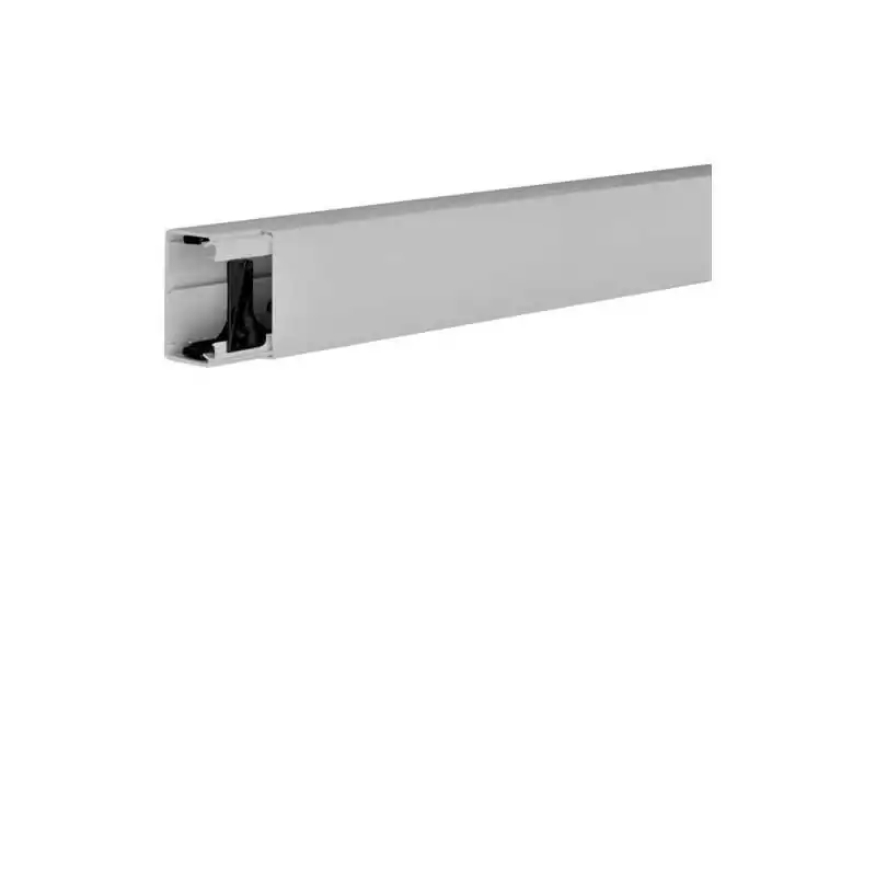 Canal cablu din PC/ABS fara halogen 40x60mm gri deschis  - SKU:  LFH4006007035