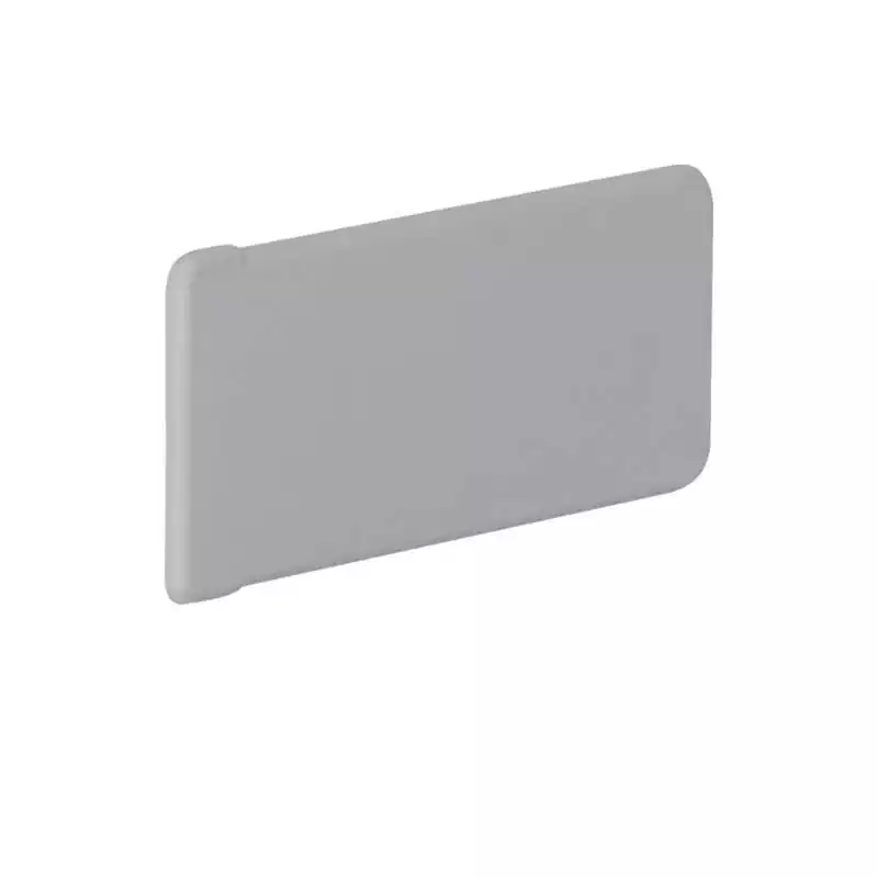 Capac Terminal Din PVC Pentru Cablu canal BA6 60x25mm Gri Piatra - SKU:  B6002547030