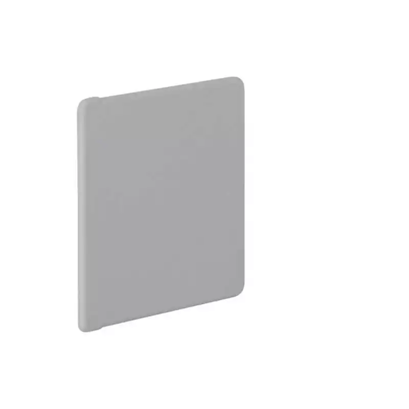 Capac terminal din PVC pentru cabluri canal BA6 60x60mm gri piatra - SKU:  B6006047030