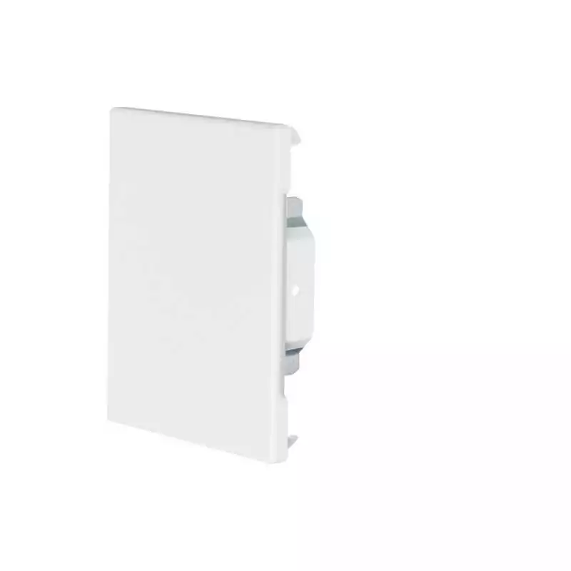 Capac terminal taietura ascunsa BRS 100x130mm tabla otel alb - SKU:  BRS10013069016