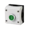 Carcasa Cu Buton RMQ Titan M22, 1NC/1NO, Verde, Etichetata - SKU:  216522