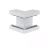 Colt Exterior Din Profil De Baza BRS 68x130mm Capac 80mm Tabla De Otel Alb - SKU:  BRS6513039016