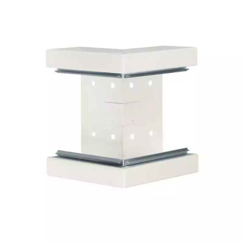 Colt exterior din profil de baza BRS 68x170mm capac 120mm tabla otel crem - SKU:  BRS651703B9001