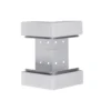 Colt exterior din profil de baza BRS 68x210mm cu capac 120mm tabla otel gri deschis - SKU: BRS652103B7035