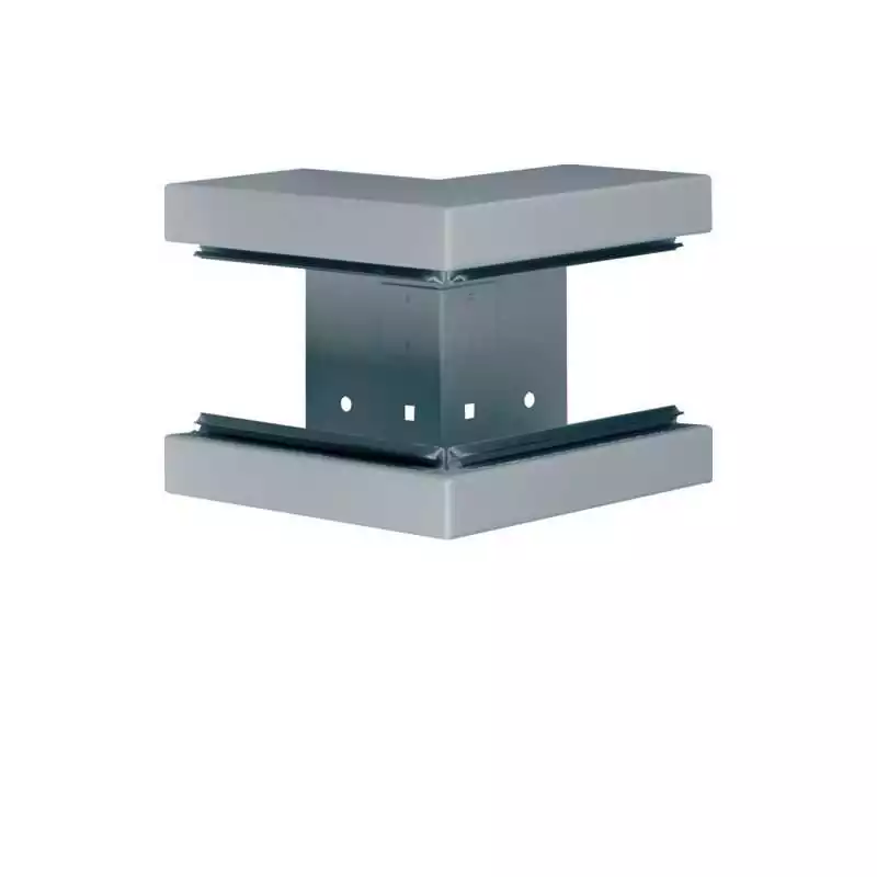 Colt exterior din profil de baza BRS 83x130mm capac 80mm tabla otel zincat - SKU:  BRS851303VERZ