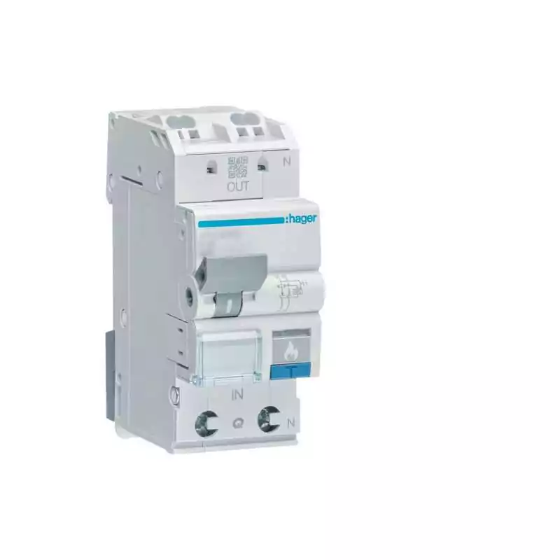 Protectie arc electric AFDD cu Intrerupator 1P+N 6kA Curba B 13A - SKU:  ARC913D