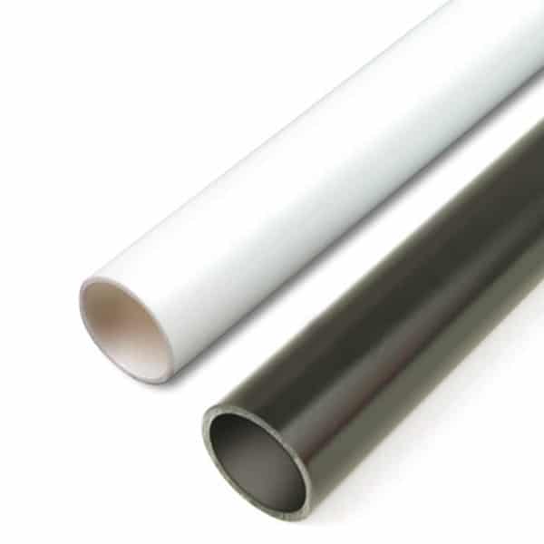 Tub rigid PVC nemufat, 50mm, gri - SKU:  DX27350